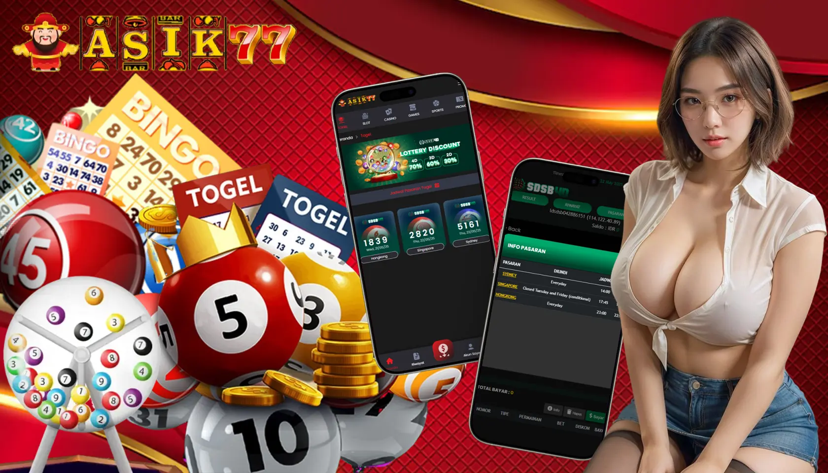 ASIK77: Live Draw Keluaran HK SDY SGP Malam Ini Toto Slot4D